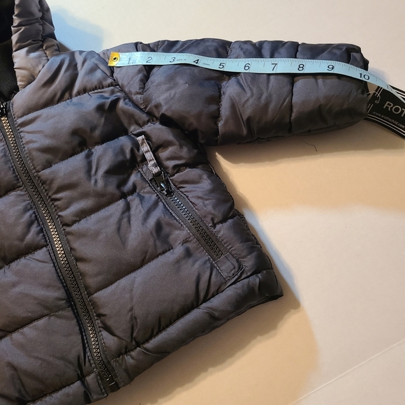 Rothschild Kids Black Puffer Jacket with Hood Lined NWT 12 Months - Picture 11 of 12